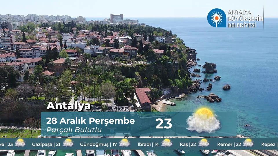 Antalya'da Baharın İlk Işıkları Hissediliyor