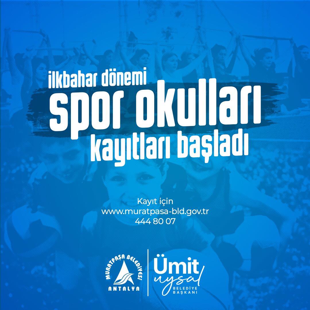 Muratpaşa'da Spor Okulları Kayıtları Başladı
