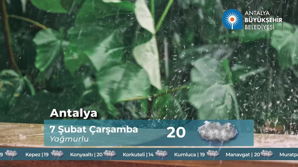 Antalya’da Bugün Yağmurlu Hava: İşte Hava Durumu ve Aktivite Önerileri