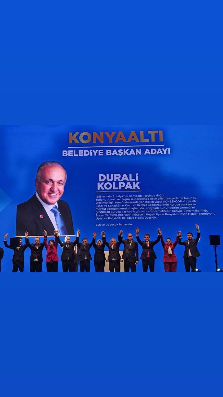 AK Parti, Konyaaltı Belediye Başkan adayını tanıttı: Durali Kolpak