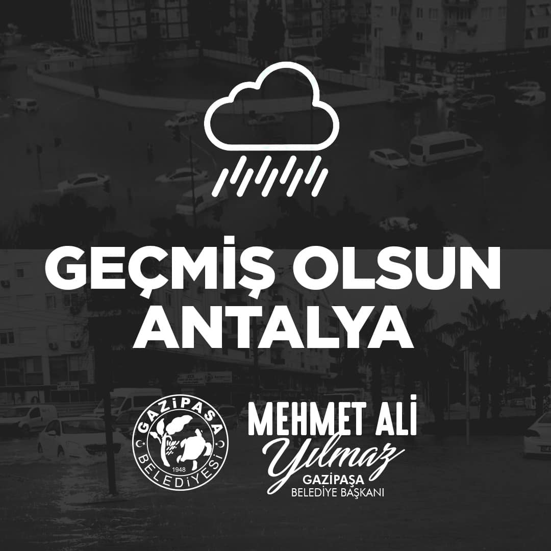 Antalya'da yoğun yağışlar: Sel ve su baskını yaşandı