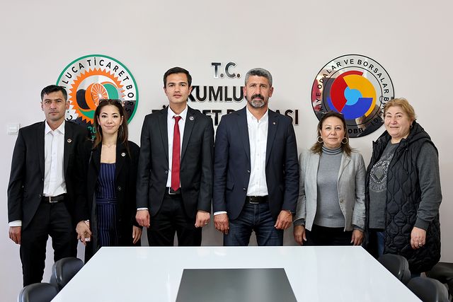 Kumluca Belediye Başkan Adayı Hülya Geroğlu, Ticaret Borsası Yönetim Kurulu Başkanını ziyaret etti