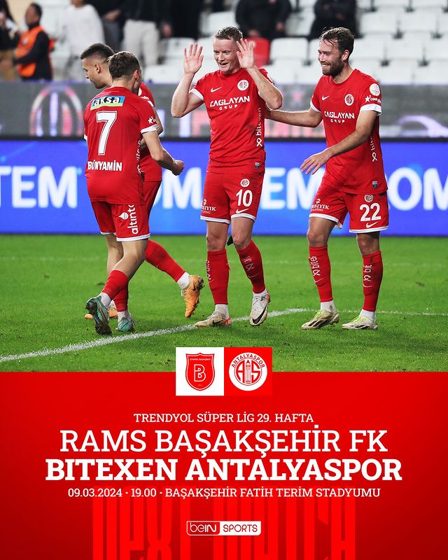 Antalyaspor, Süper Lig'de Başakşehir'i konuk edecek